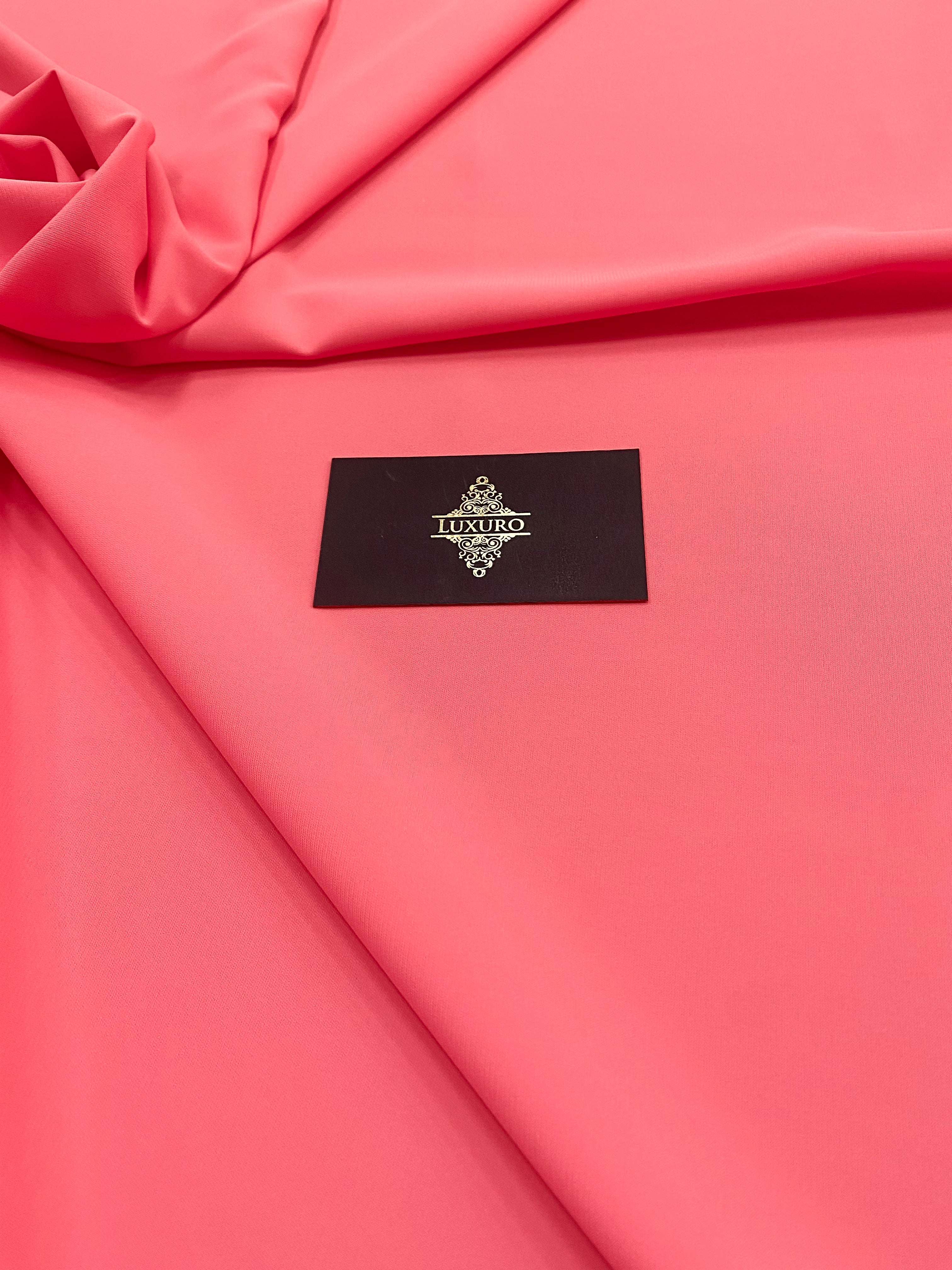 Triplu Voal Elastic Roz Coral