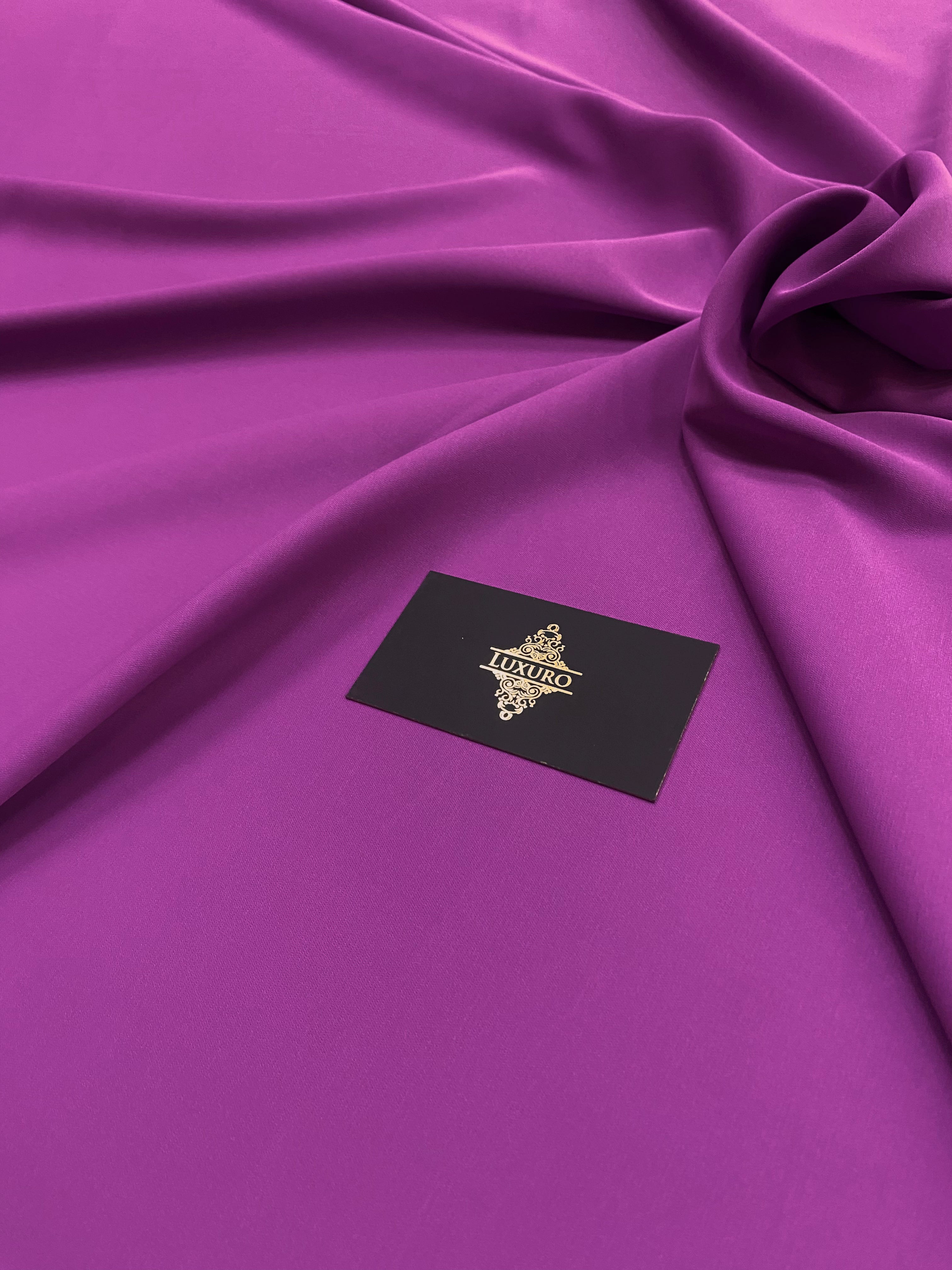 Triplu Voal Elastic Orchid