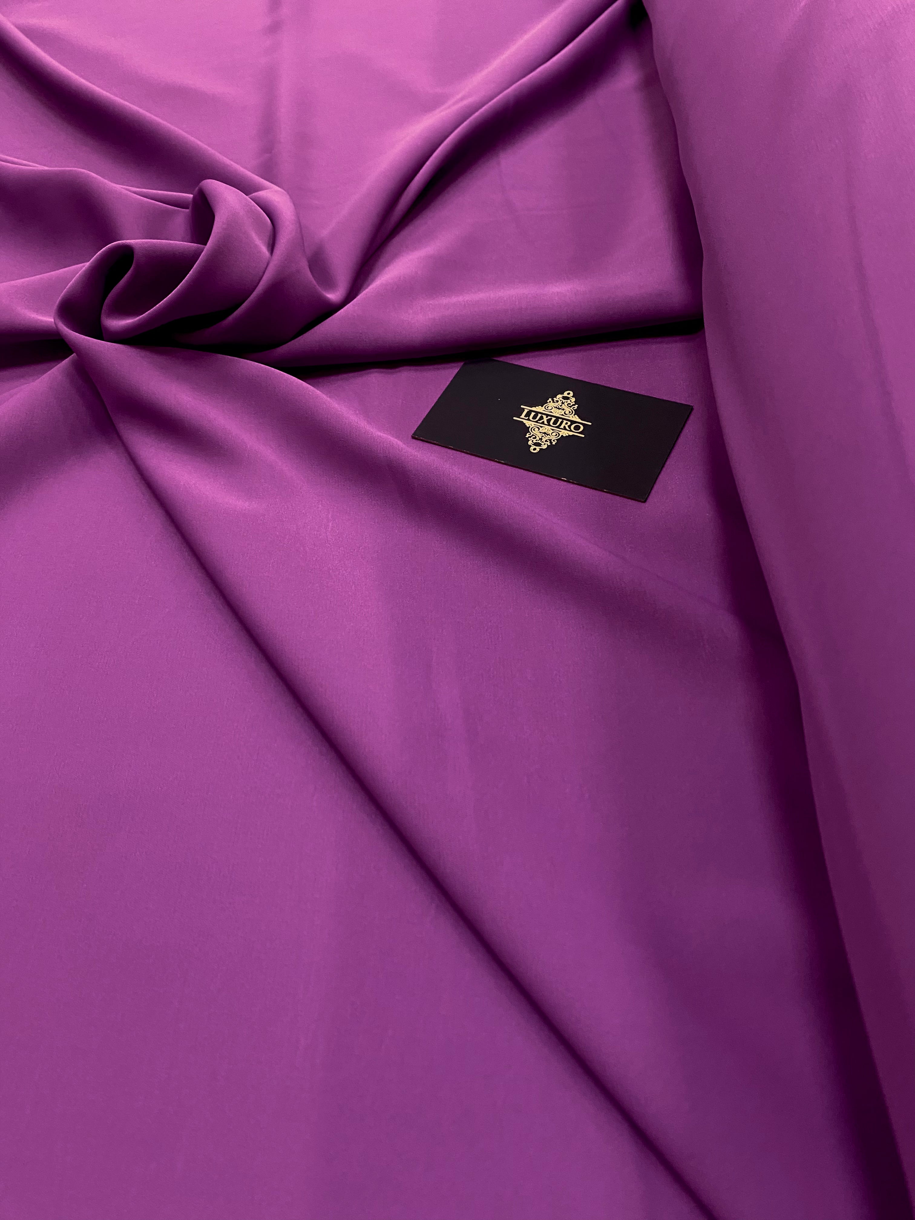 Triplu Voal Elastic Orchid
