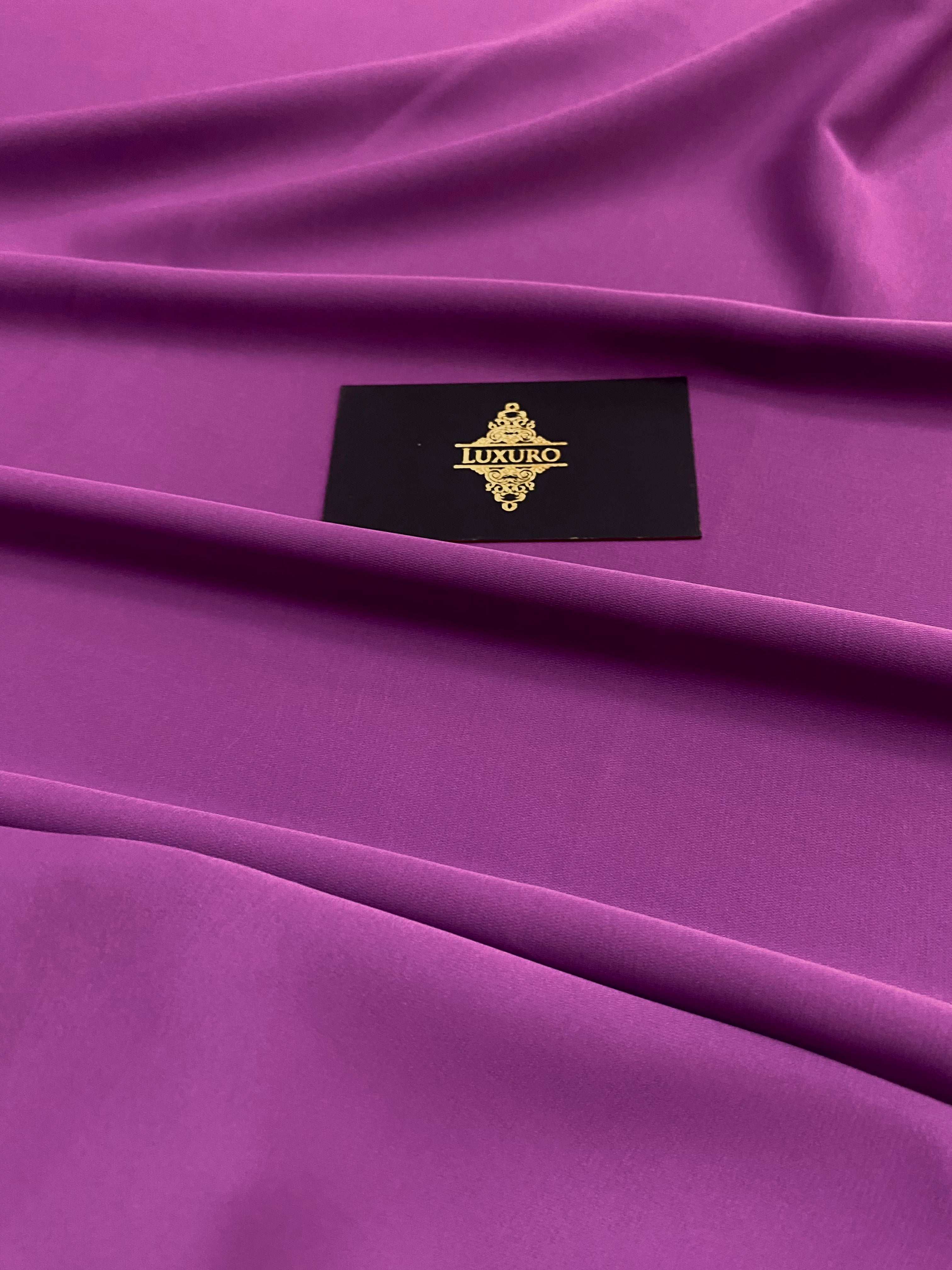 Triplu Voal Elastic Orchid