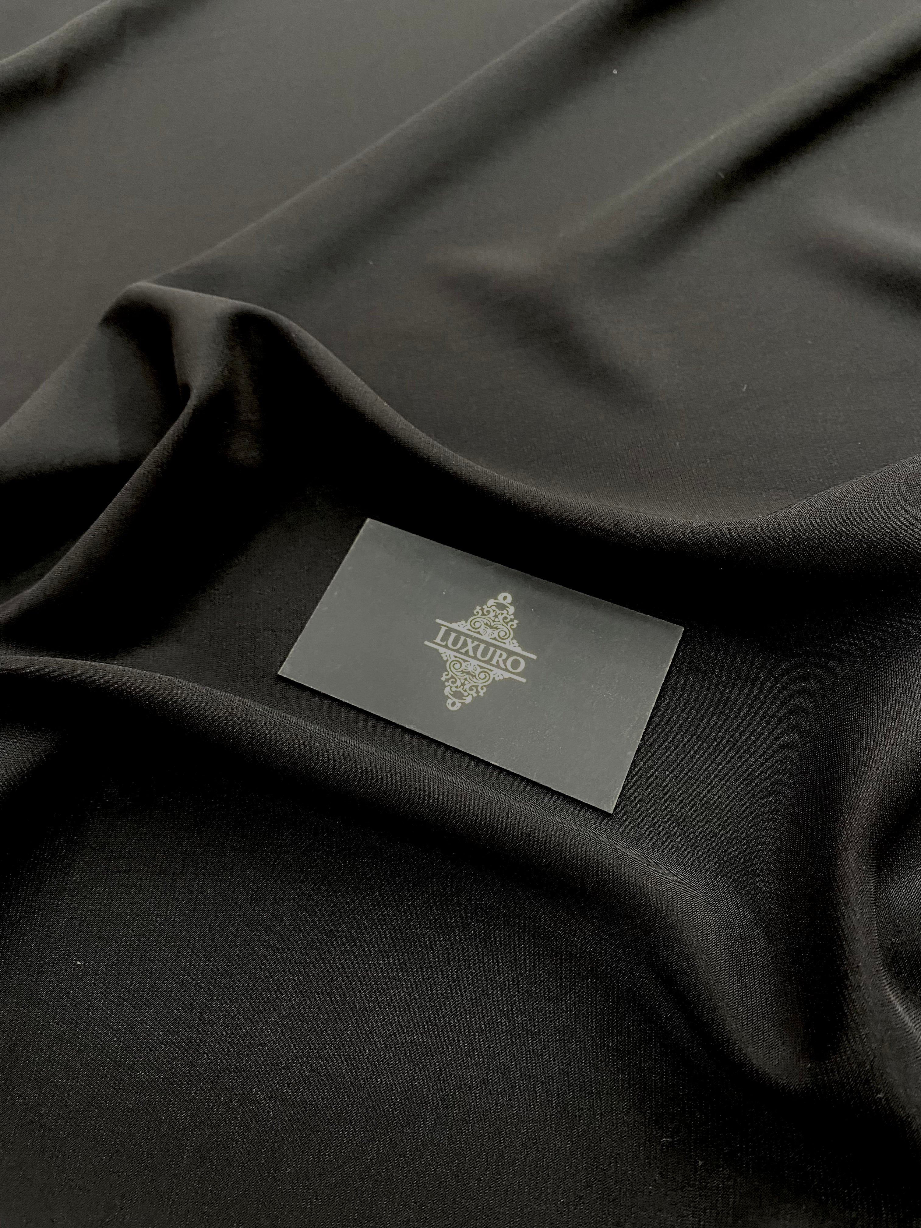 Triplu Voal Elastic Negru