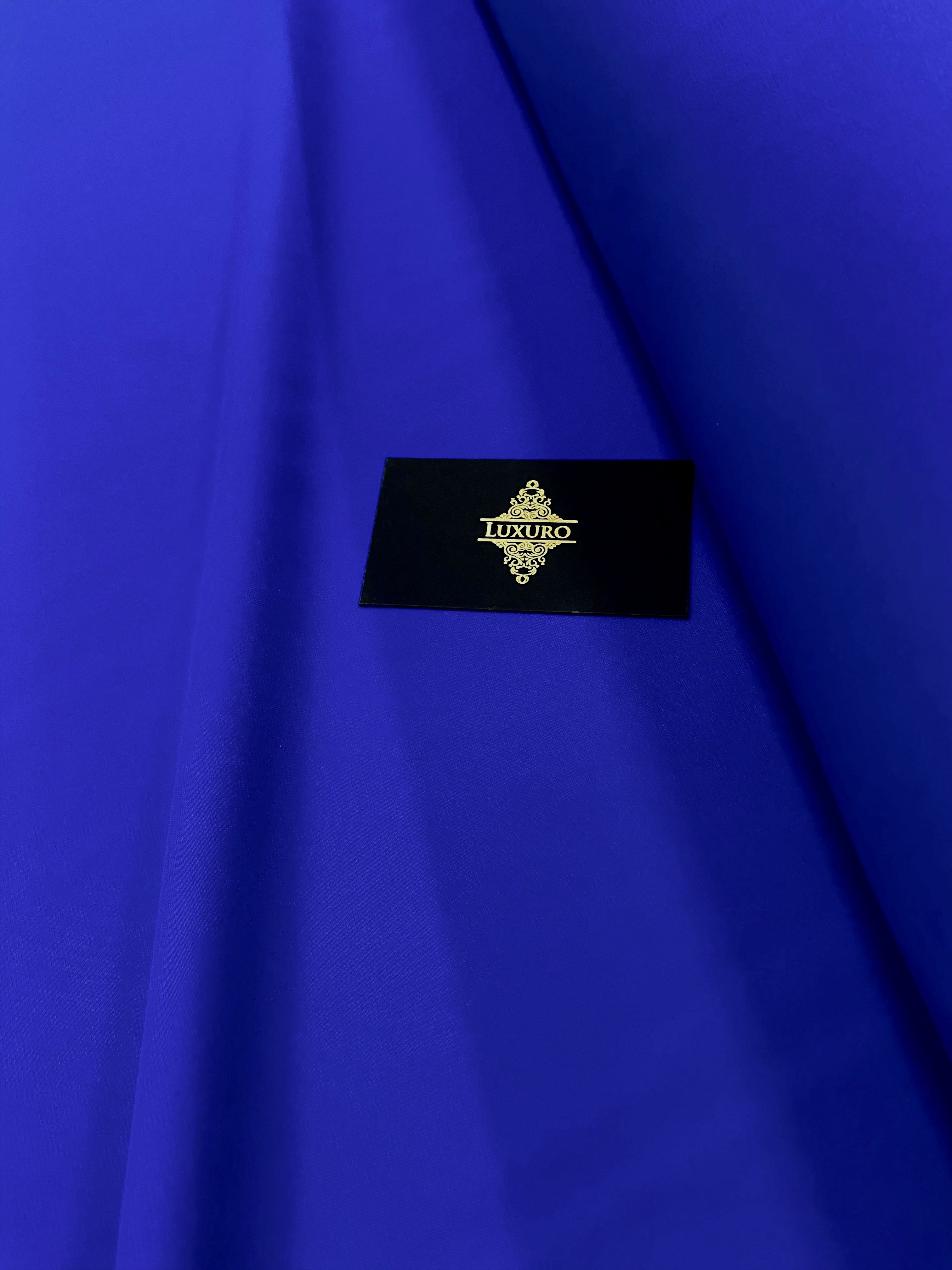 Triplu Voal Elastic Albastru Royal