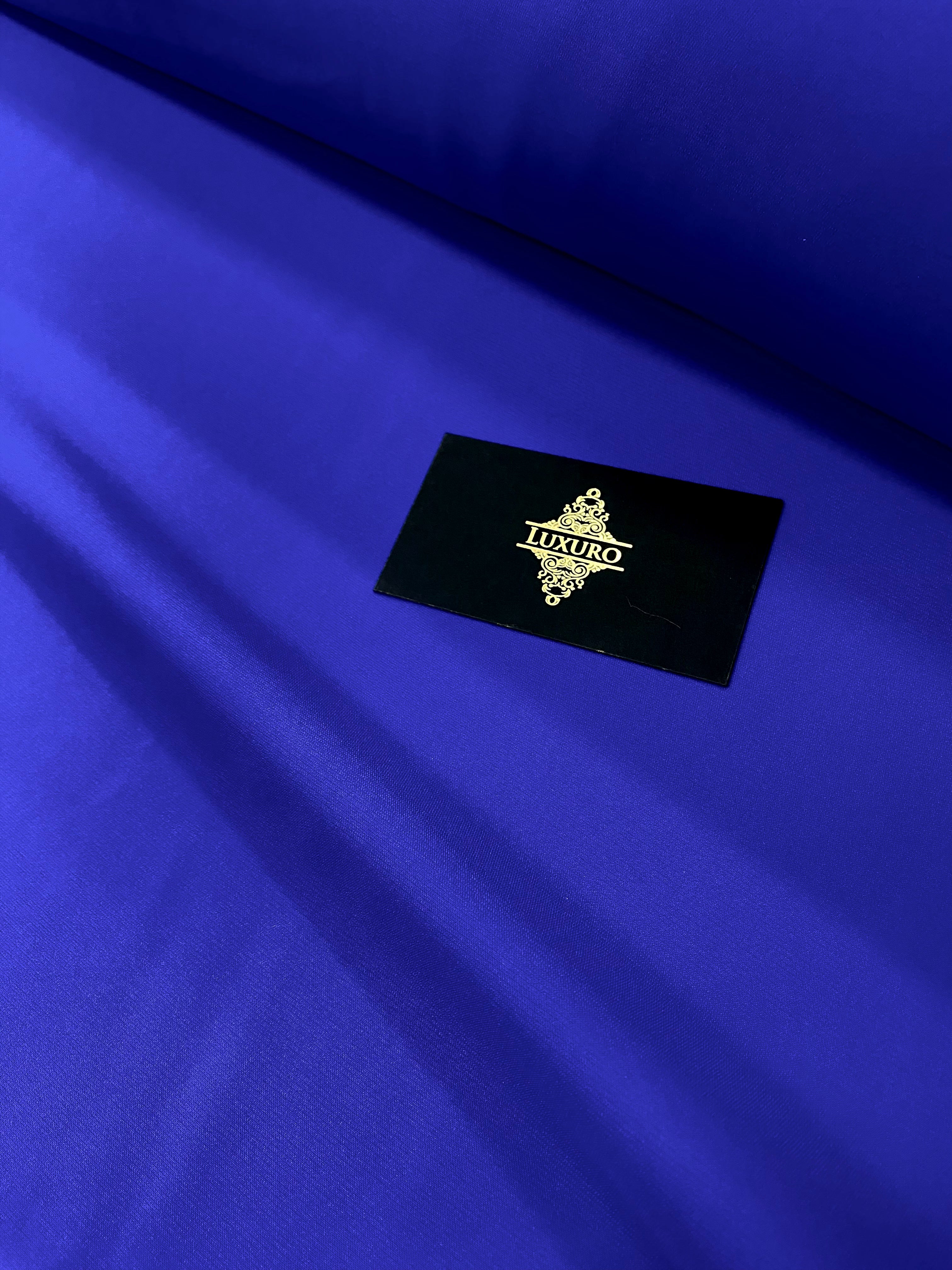 Triplu Voal Elastic Albastru Royal