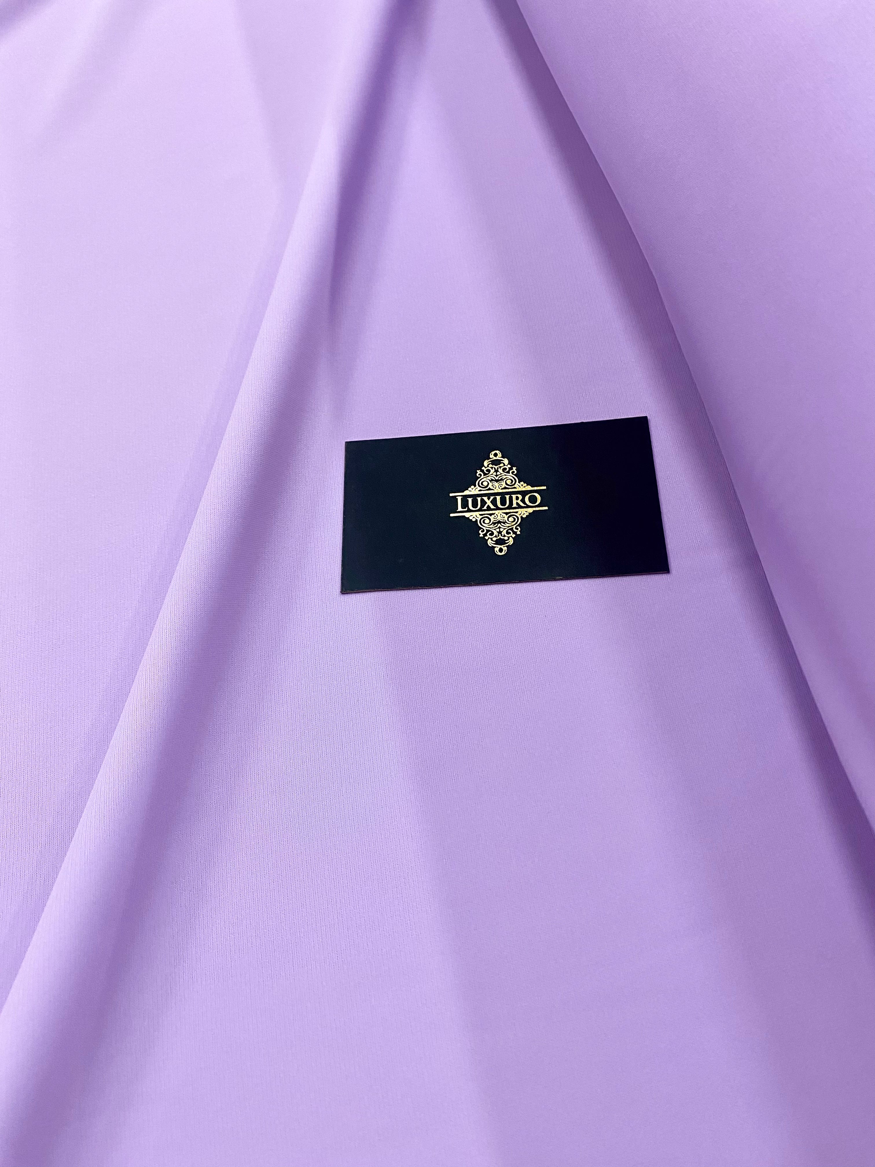Triplu Voal Elastic Lavanda Deschis