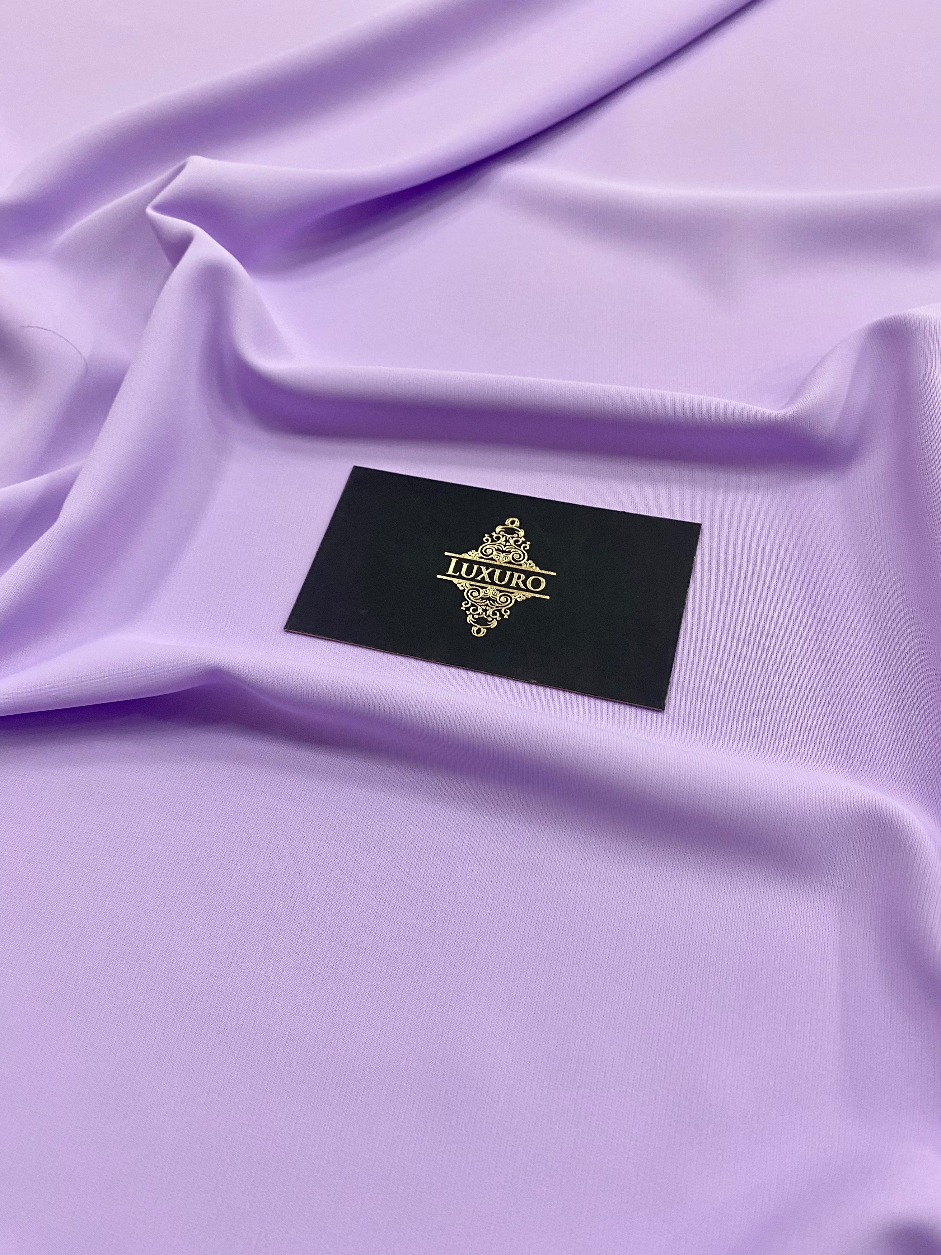 Triplu Voal Elastic Lavanda Deschis