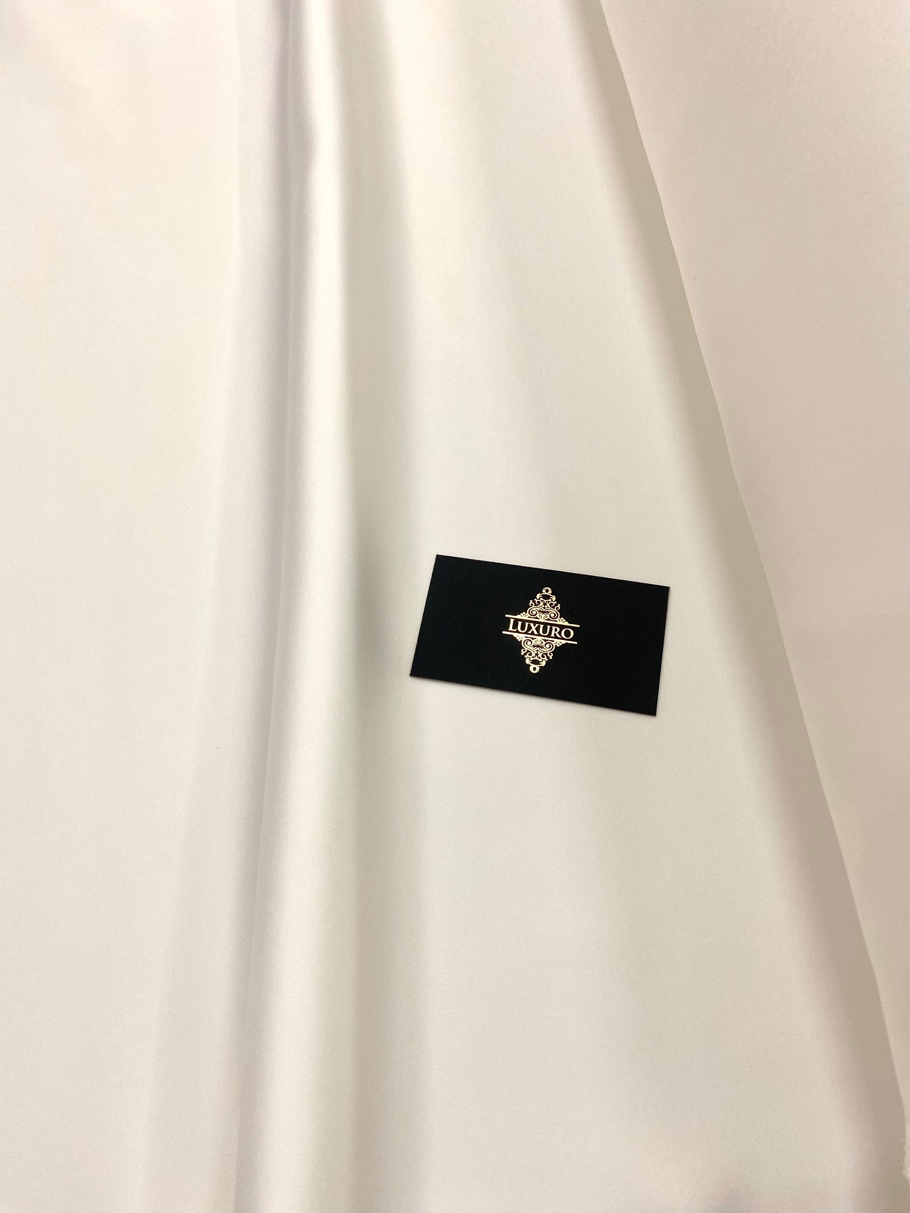 Tafta Fixa cu Doua Fete Ivory - 3 m Latime