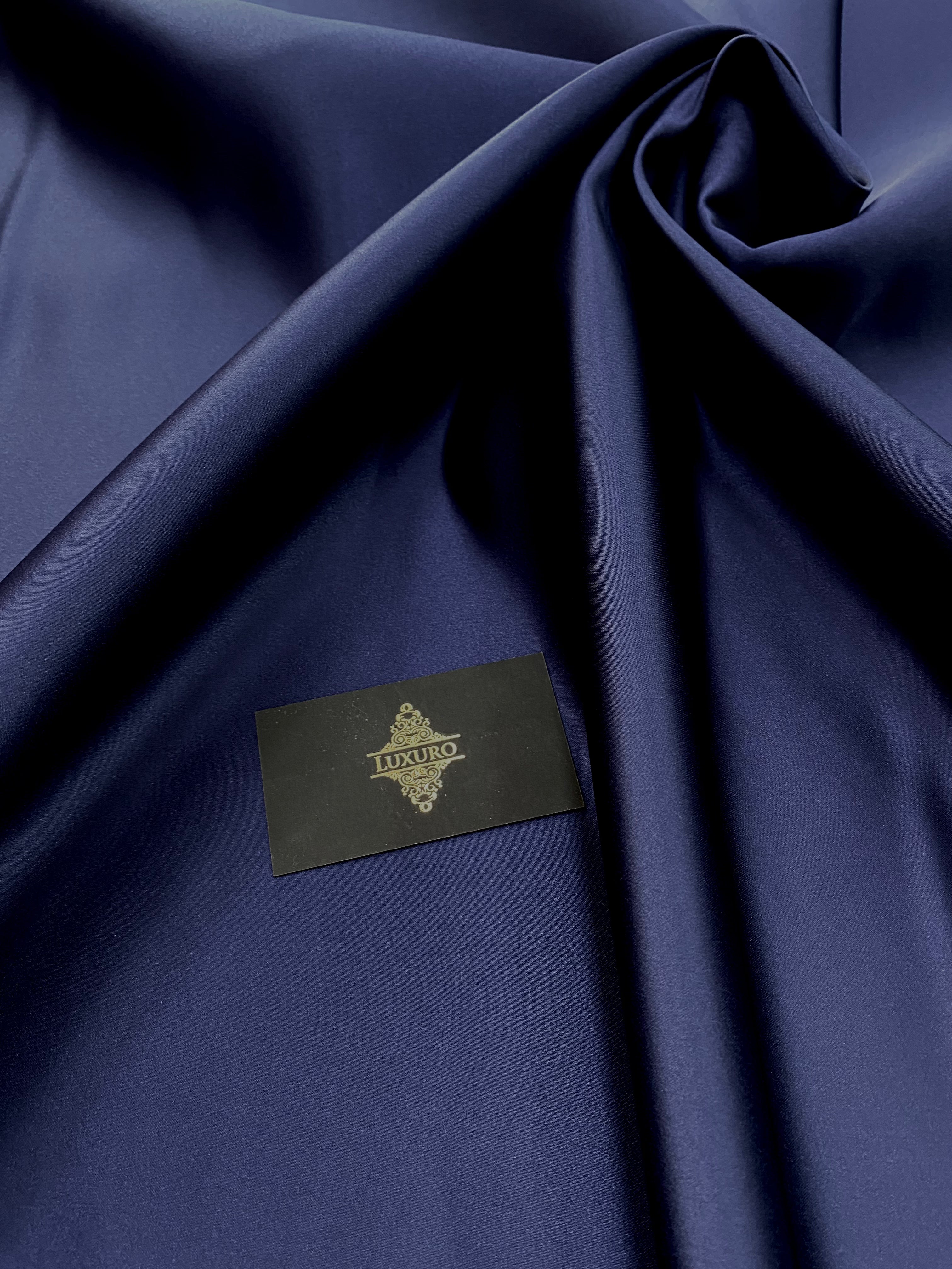 Tafta Fixa Premium Sidefata Bleumarin