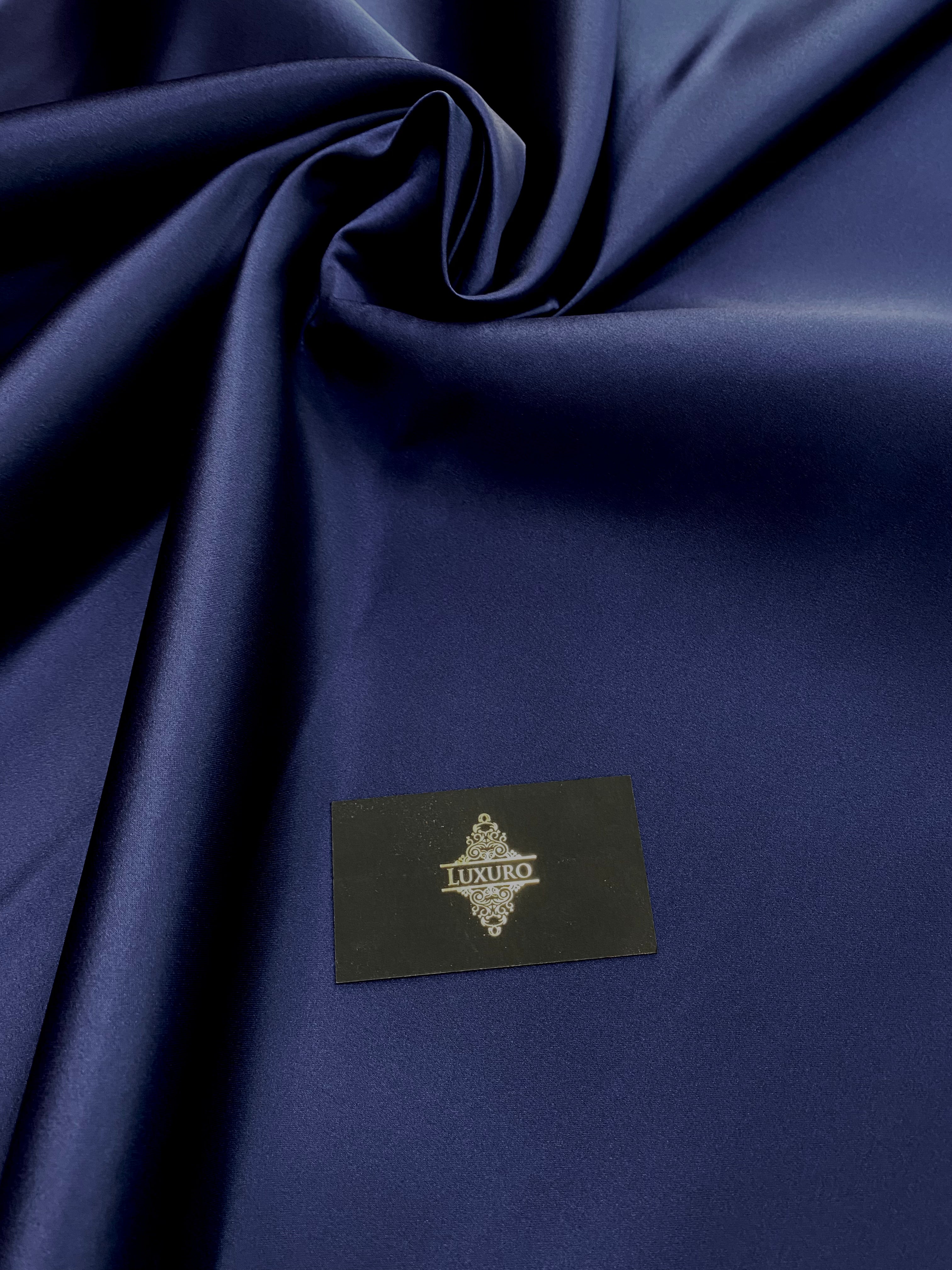 Tafta Fixa Premium Sidefata Bleumarin