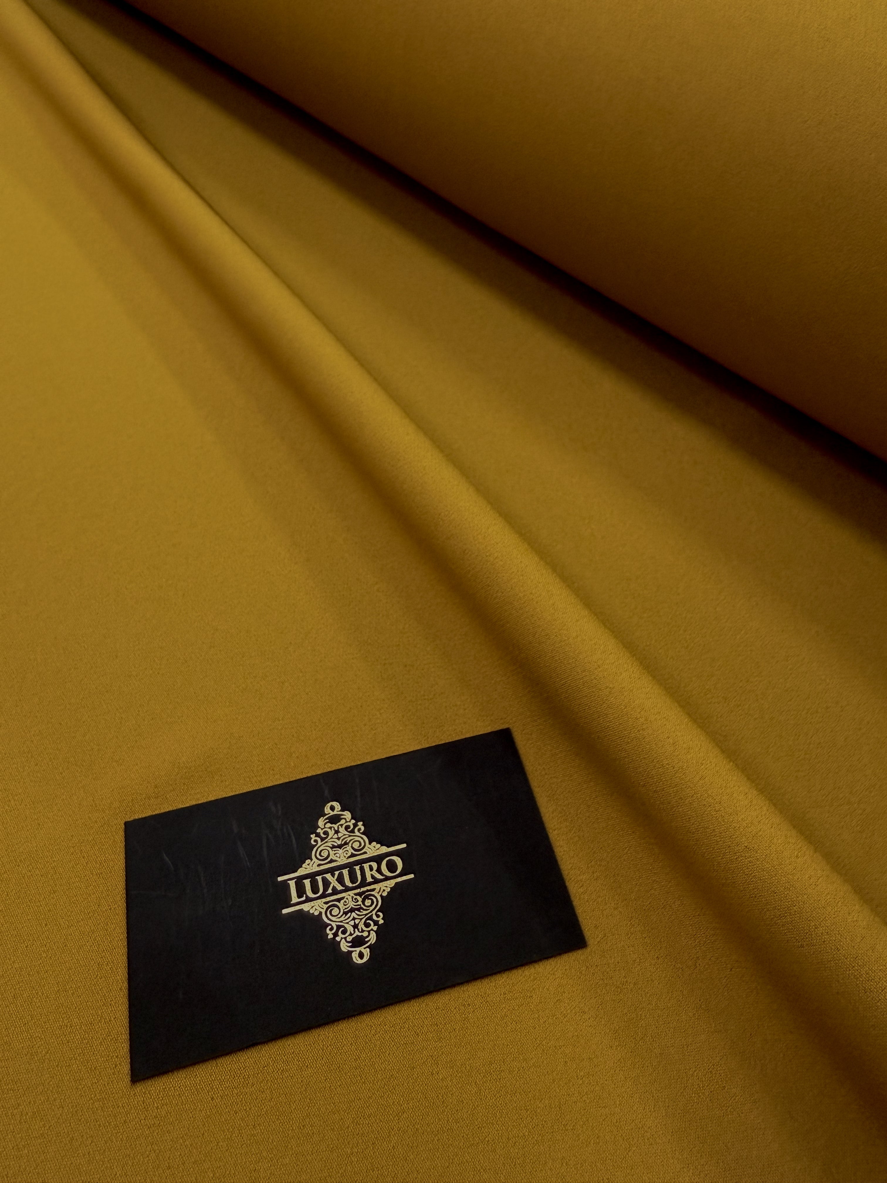 Barbie Premium Elastic Crepe Dark Mustard Yellow