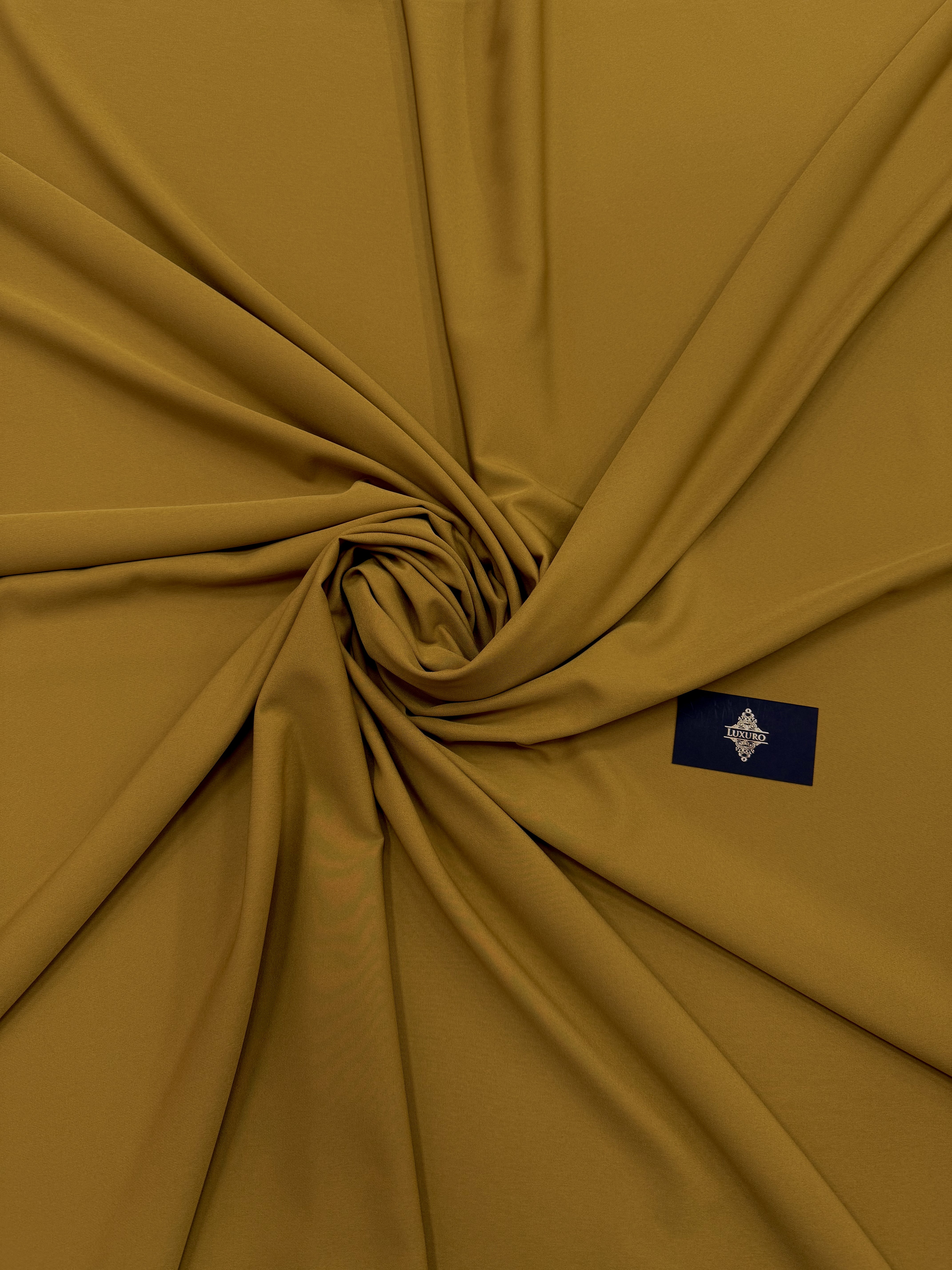 Crep rugalmas Barbie prémium sötét mustársárga