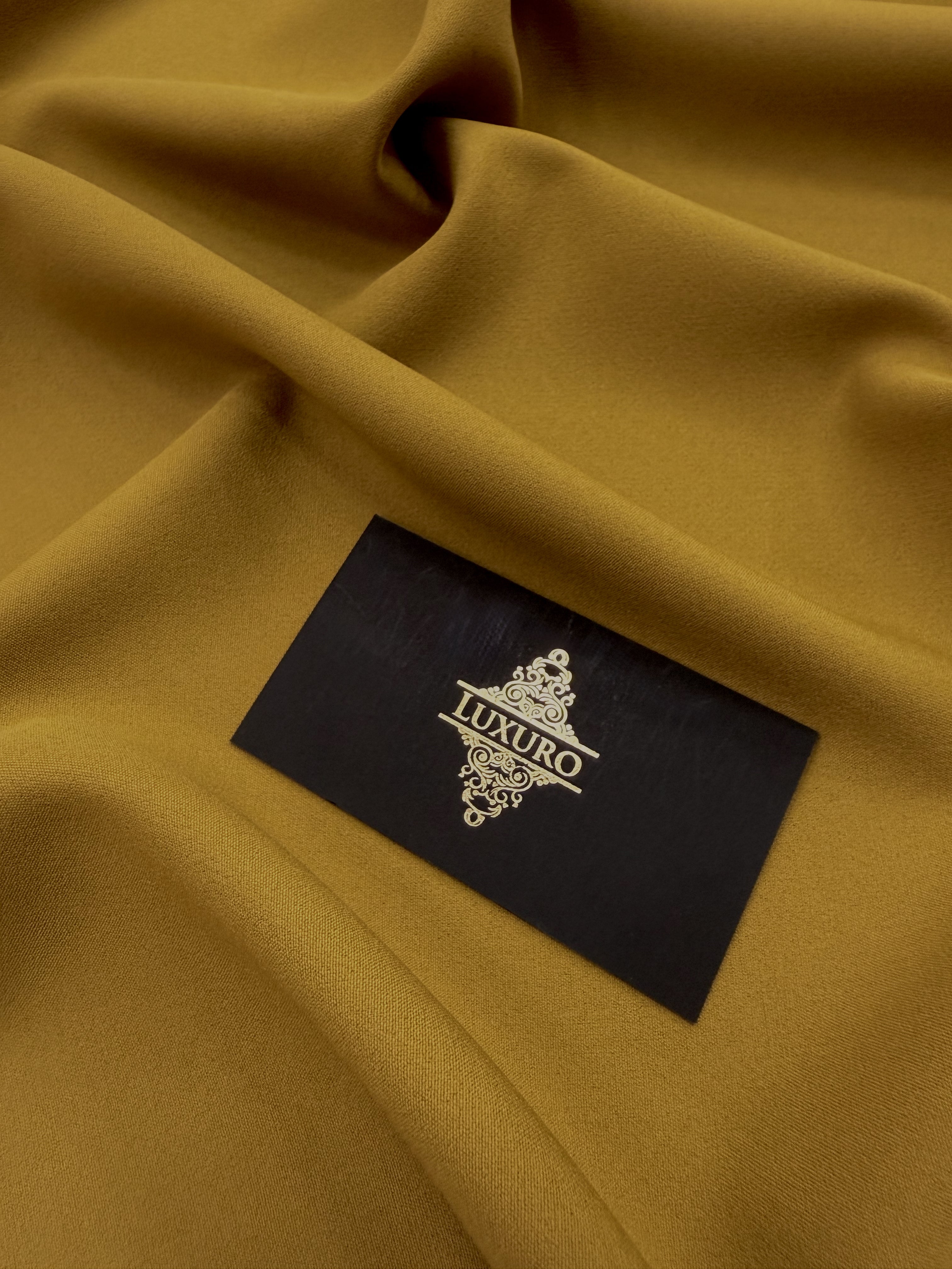 Barbie Premium Elastic Crepe Dark Mustard Yellow