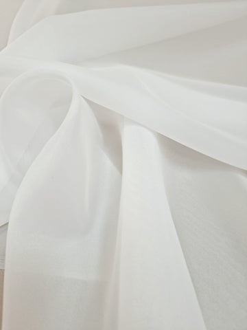 Organza Sidefata Ivory - 3 m Latime