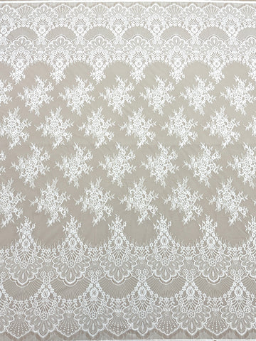 Dantela Chantilly Ivory - Cupon 3 m