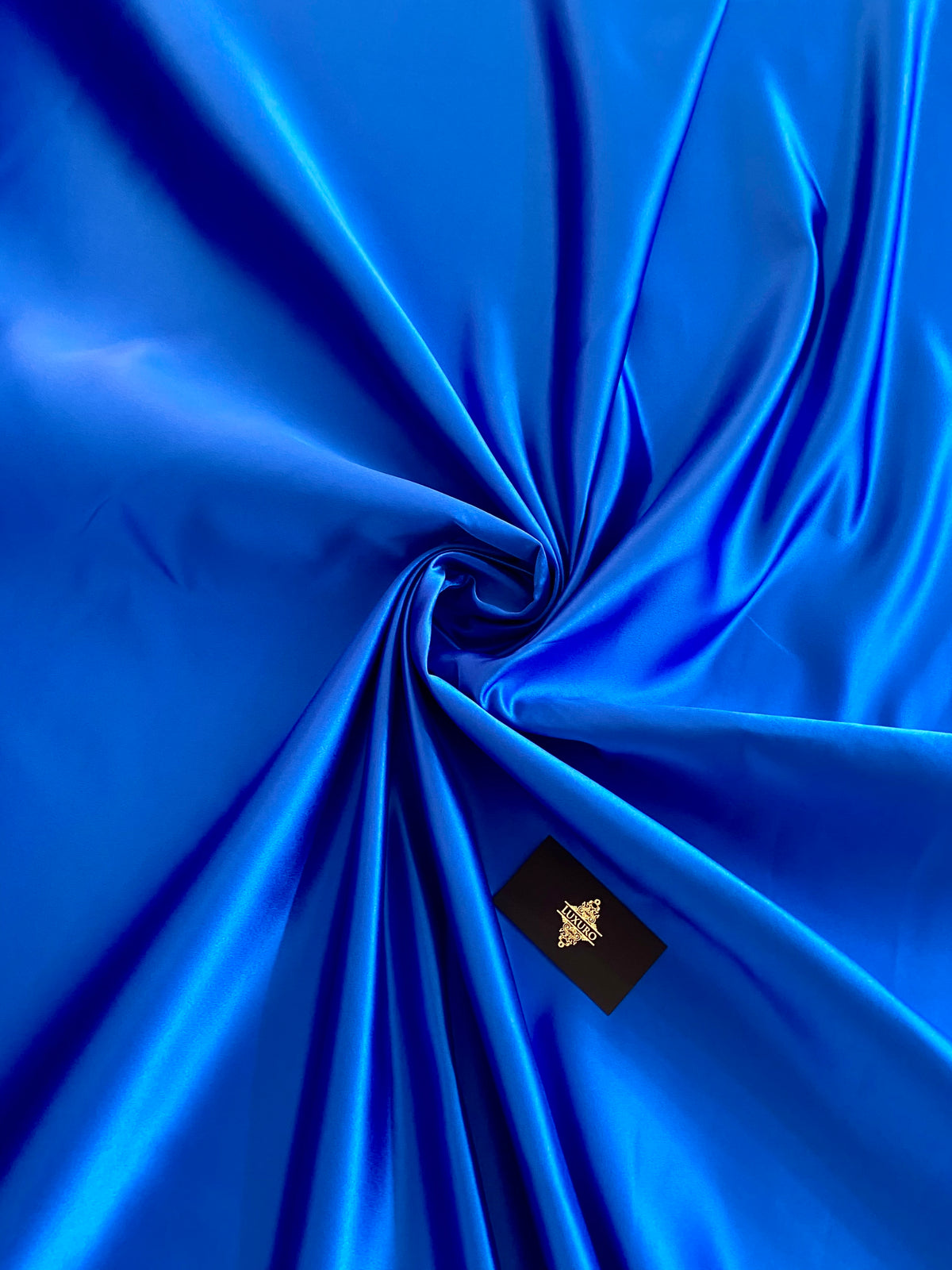 Tafta Fixa Premium Sidefata Albastru Royal