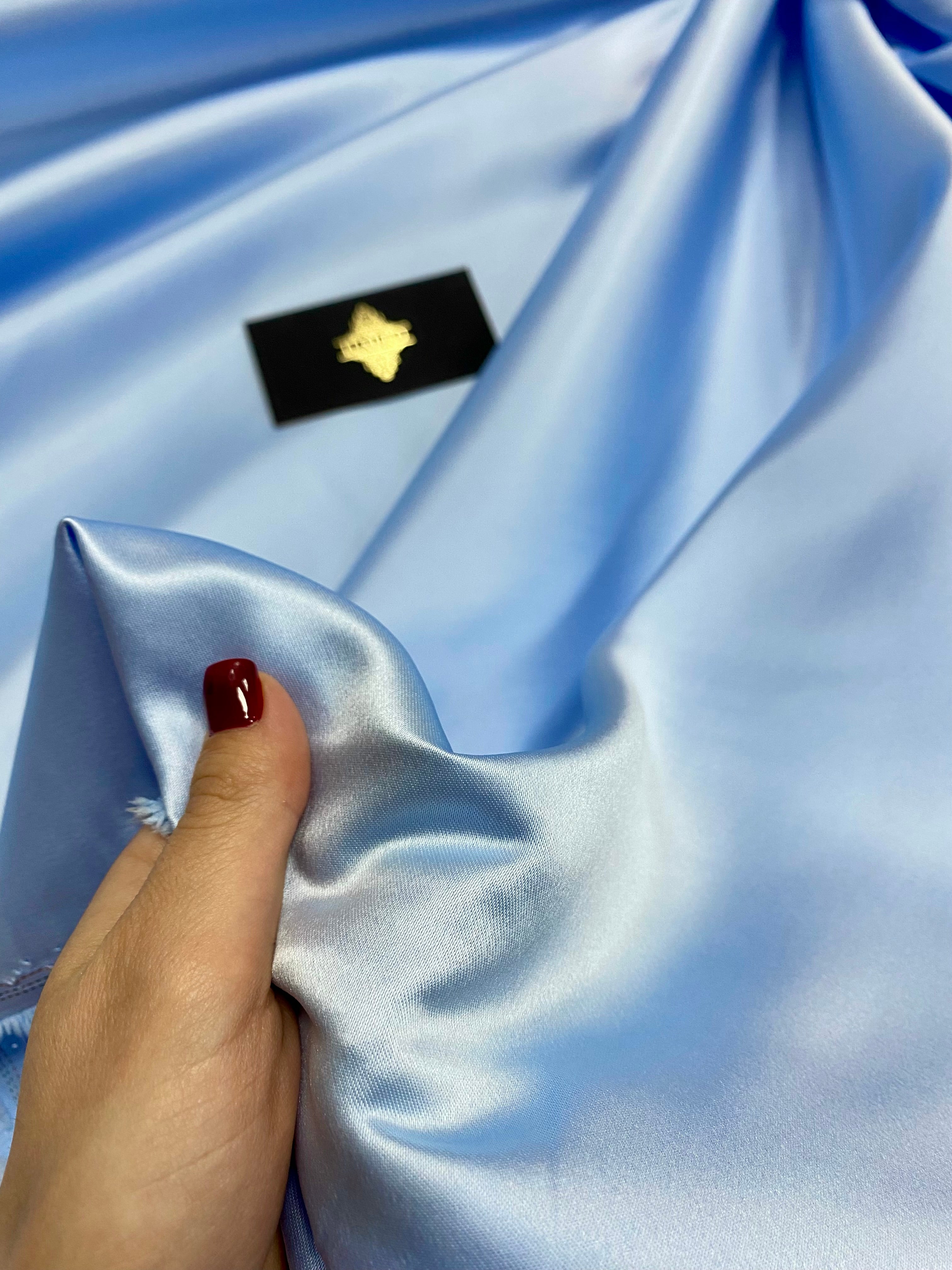 Tafta Fixa Premium Sidefata Baby Blue