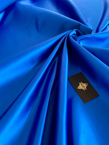 Tafta Fixa Premium Sidefata Albastru Royal