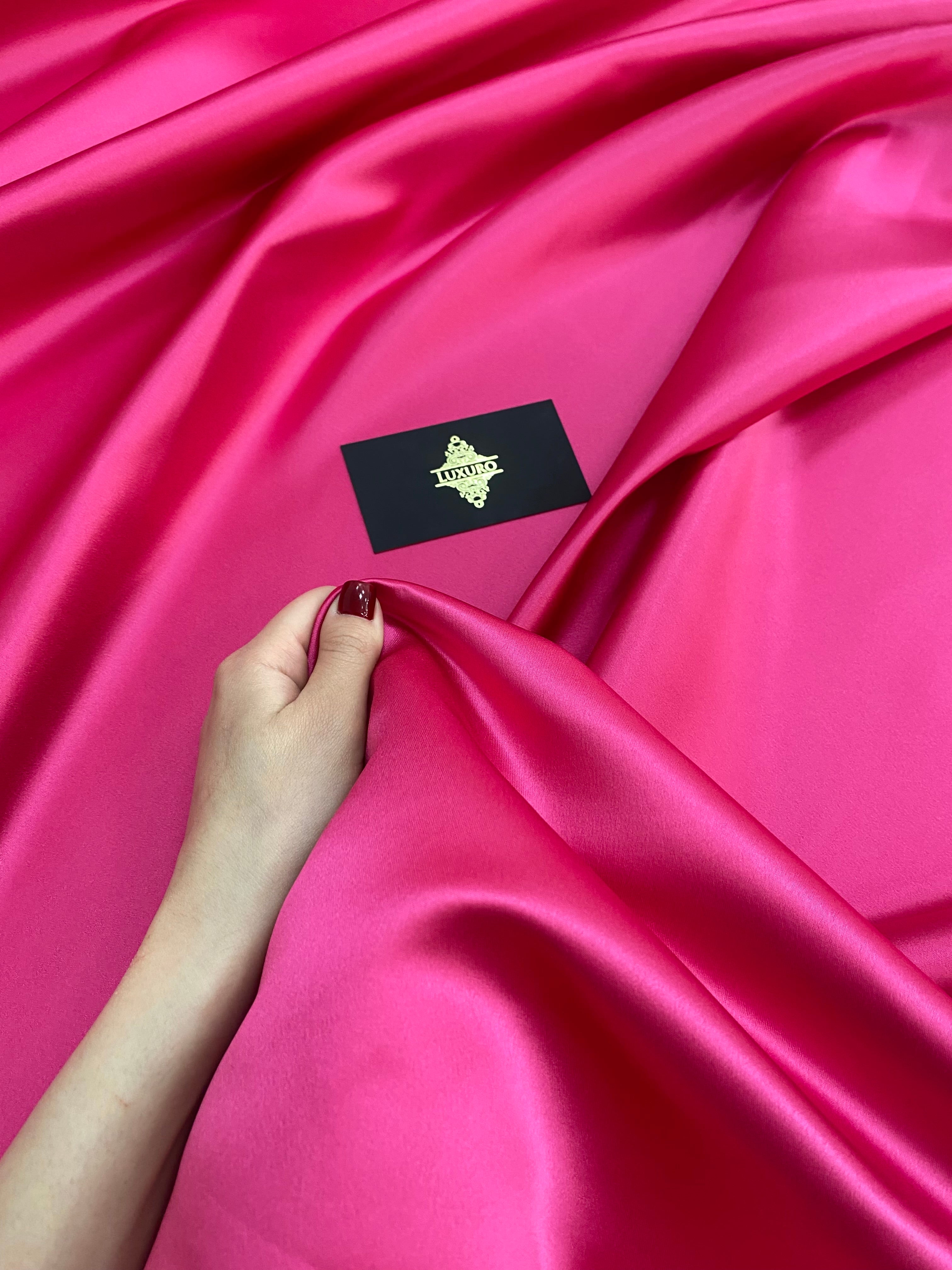 Tafta Fixa Premium Sidefata Fucsia