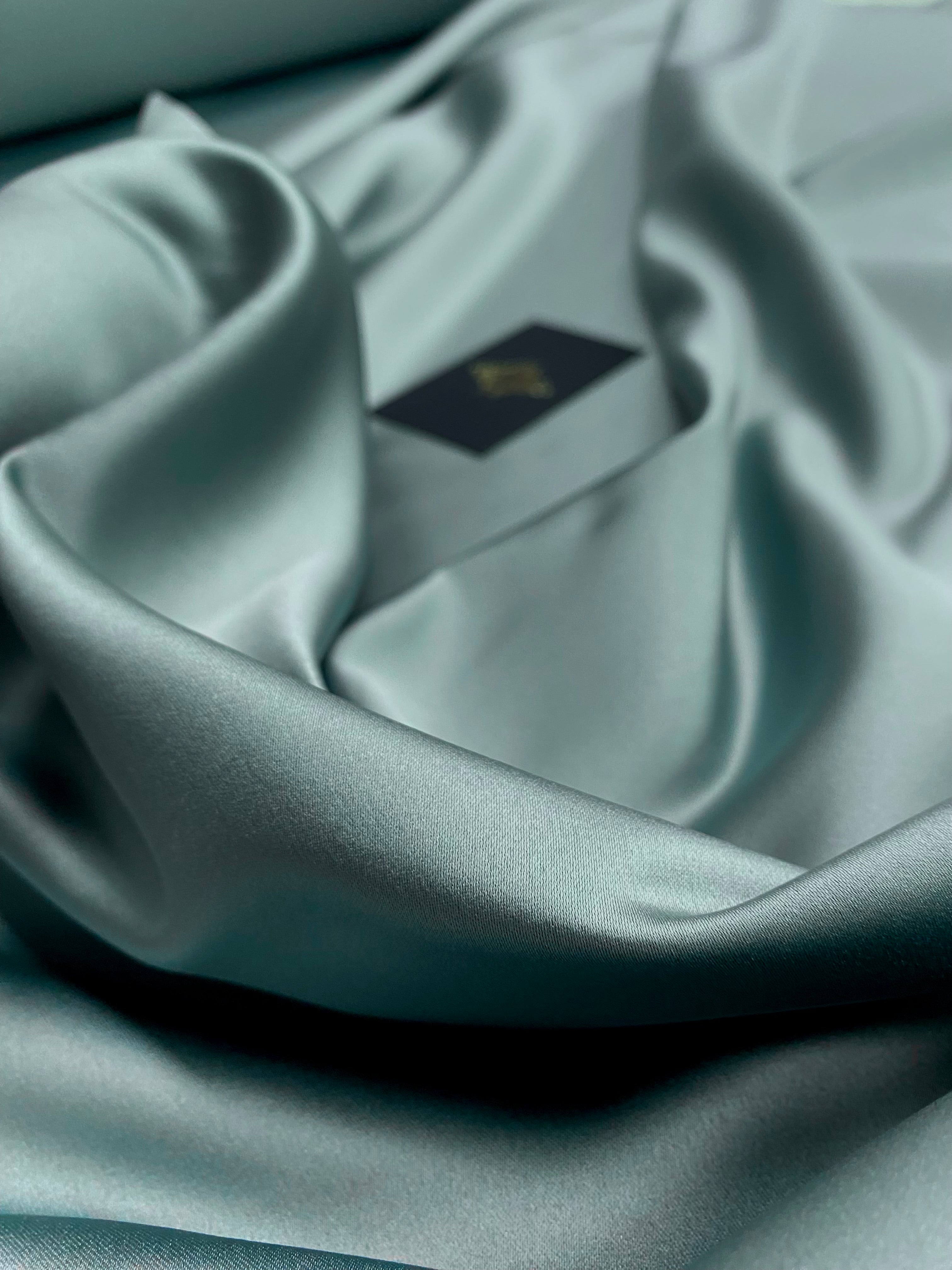 Tafta Fixa Premium Sidefata Verde Ou-de-Rata