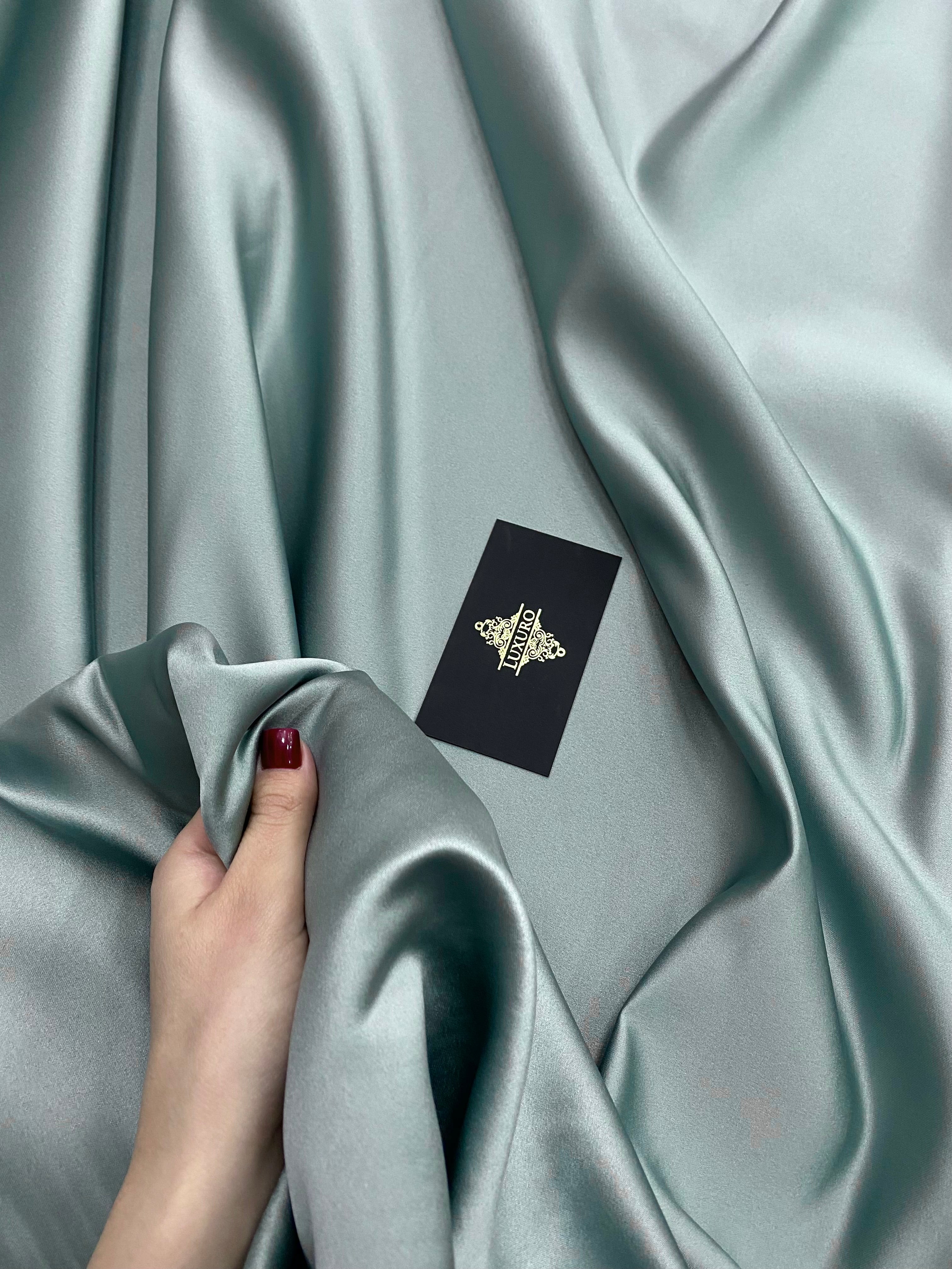 Tafta Fixa Premium Sidefata Verde Ou-de-Rata