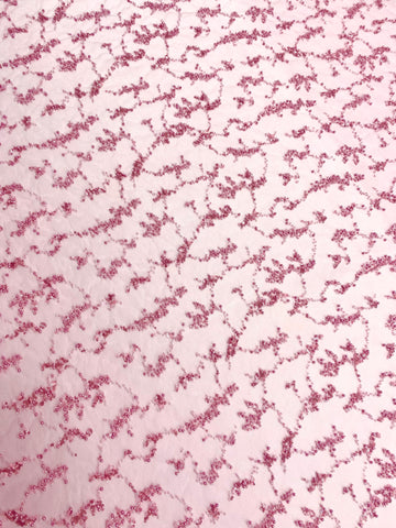 Dantela Couture Roz cu Perle, Margele si Paiete