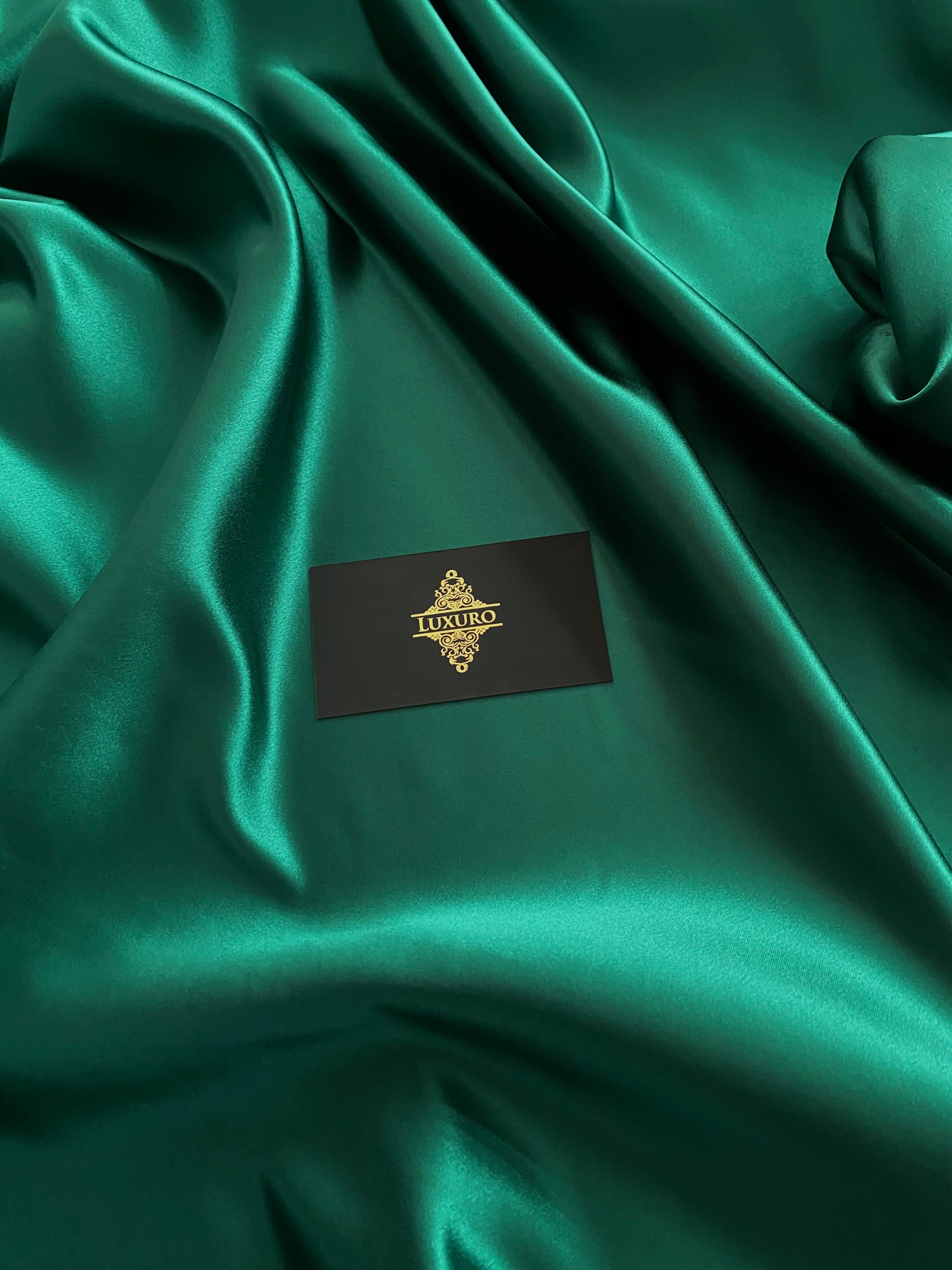 Tafta Fixa Premium Sidefata Verde Smarald