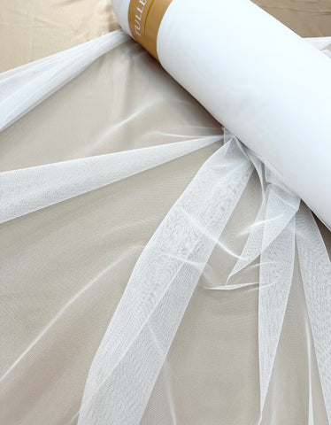 Tulle Elastic Ivory - 1.5 m Latime