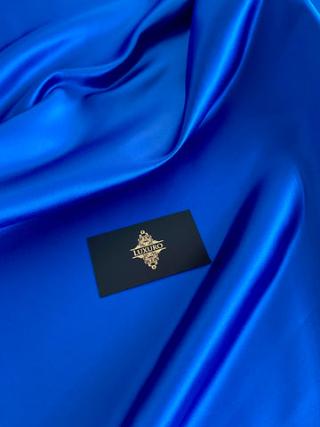 Tafta Fixa Premium Sidefata Albastru Royal