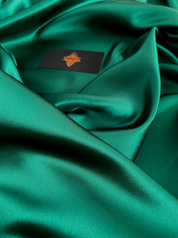 Tafta Fixa Premium Sidefata Verde Smarald