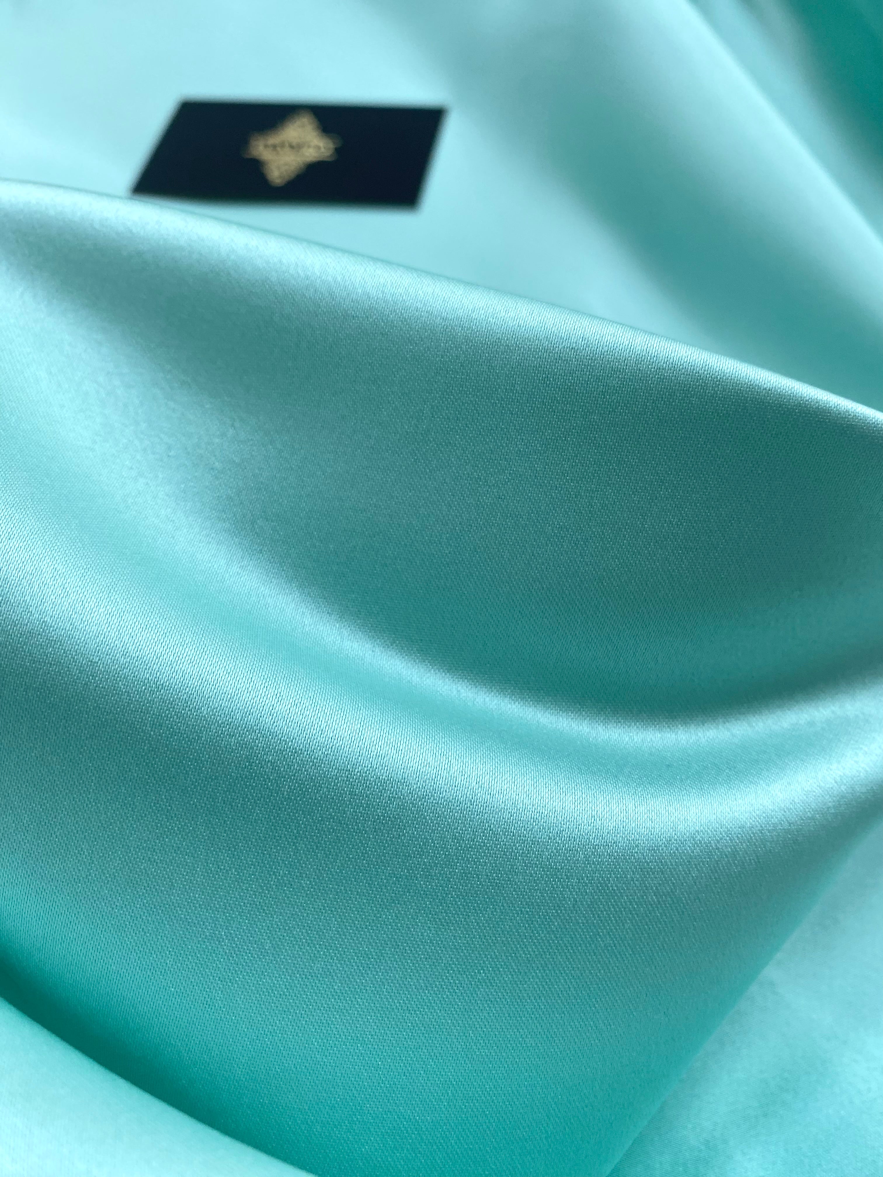 Tafta Fixa Premium Sidefata Turcoaz