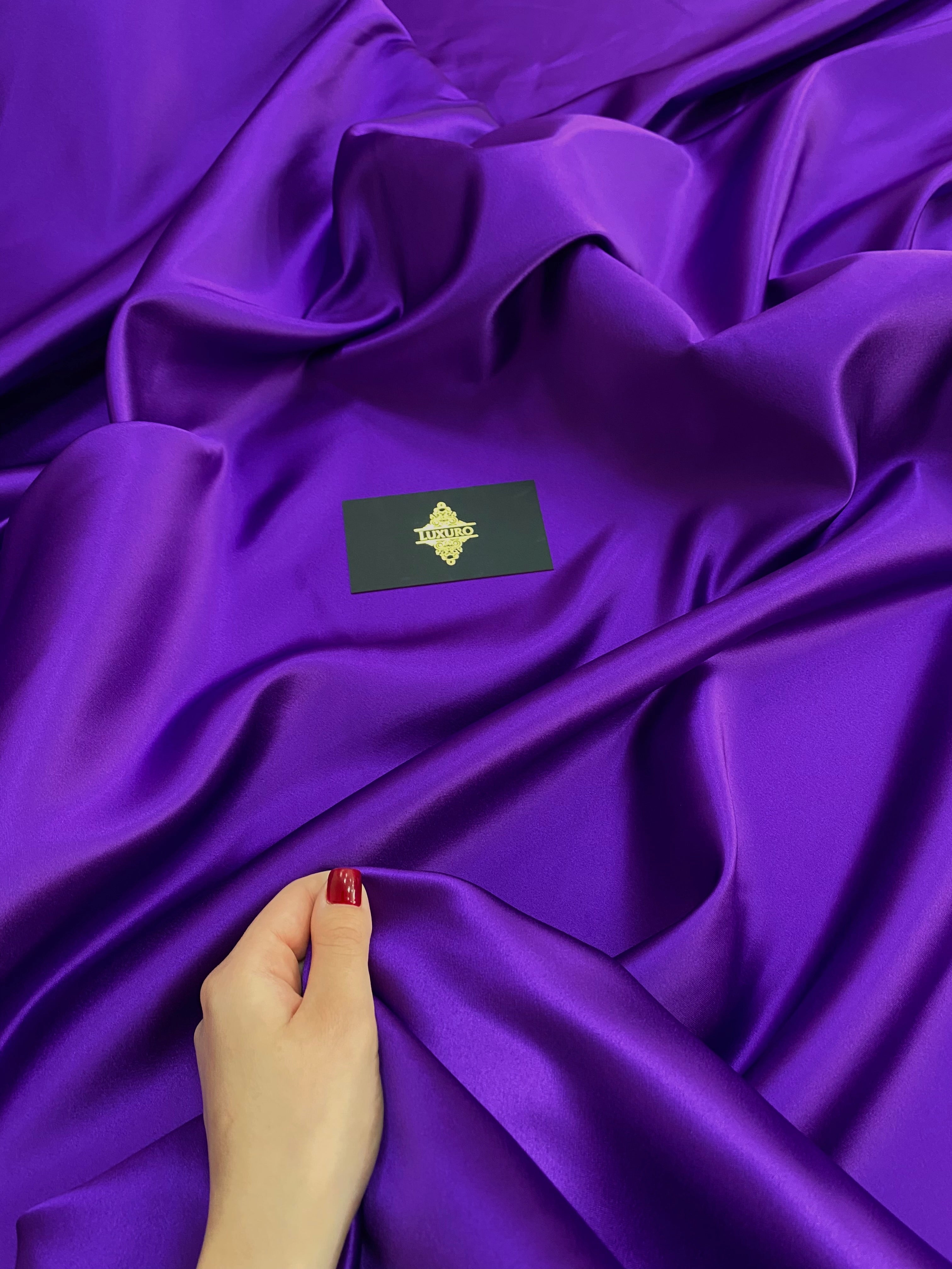 Tafta Fixa Premium Sidefata Violet