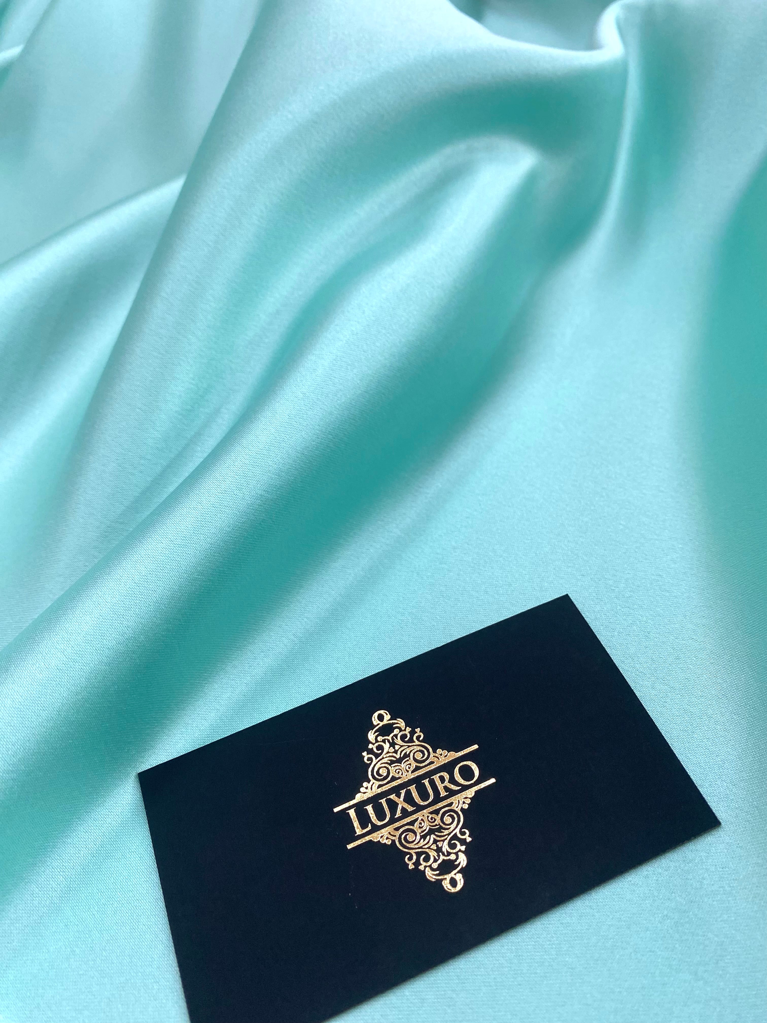 Tafta Fixa Premium Sidefata Turcoaz