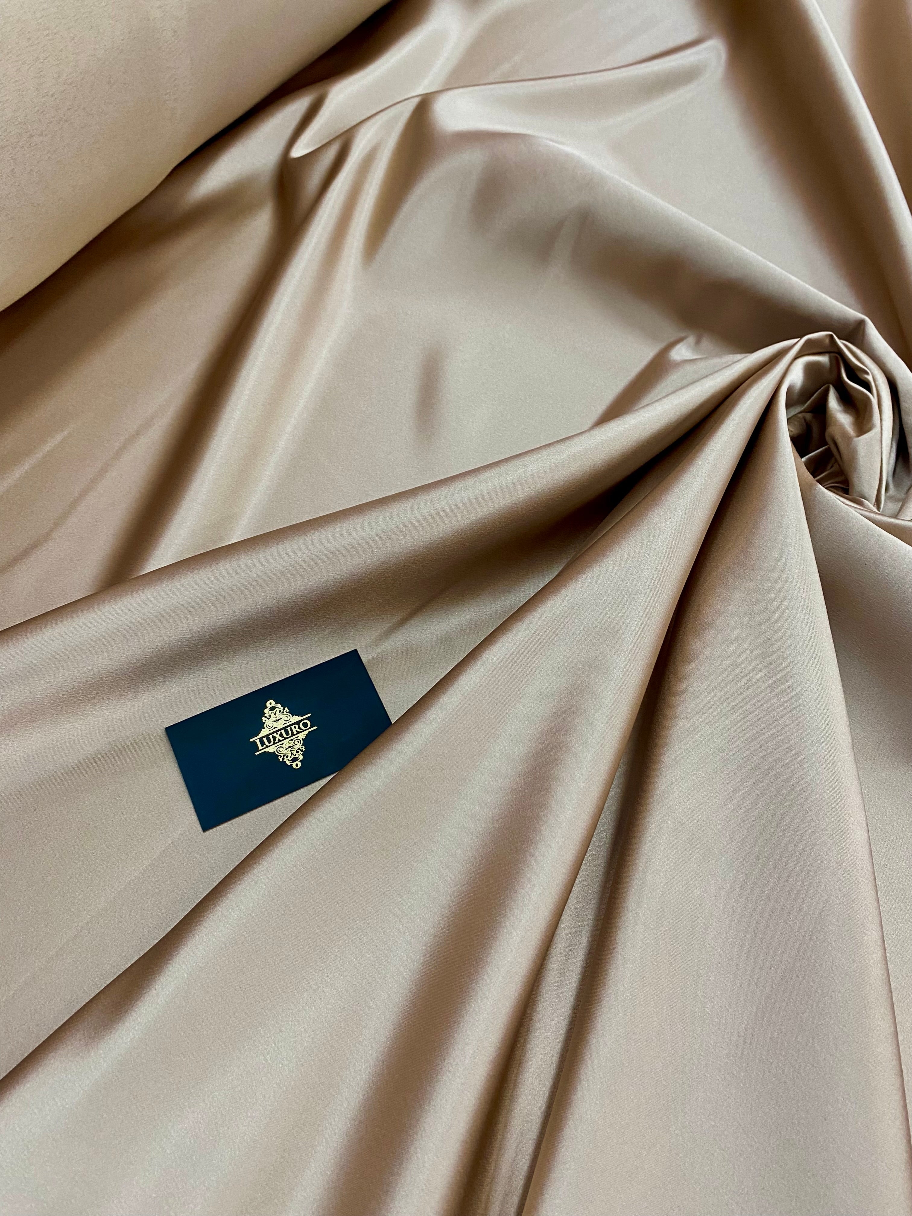 Tafta Fixa Premium Sidefata Nude Inchis