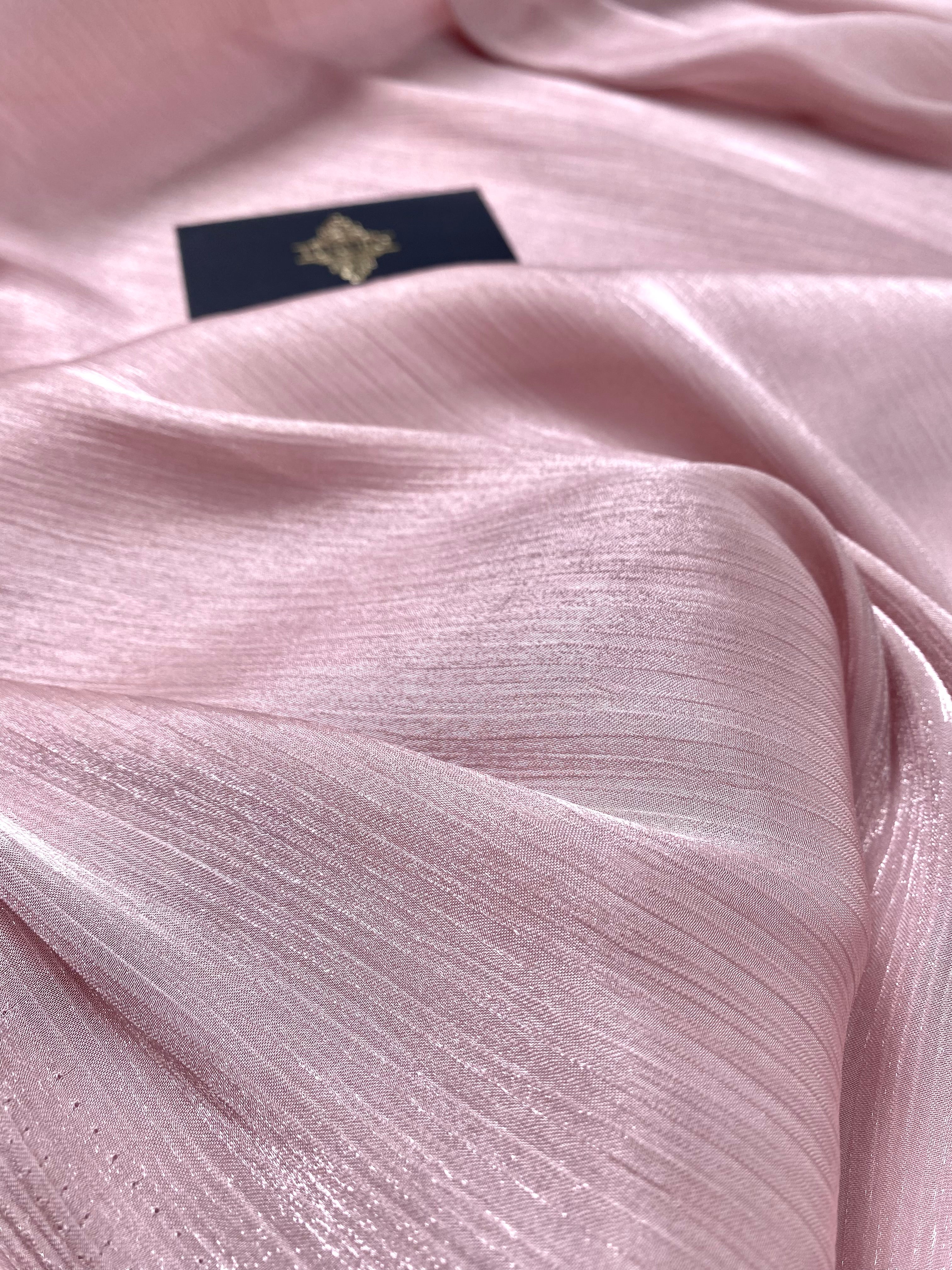 Color Roz Prafuit Voal Peliculizat Creponat Roz Prafuit – Luxuro