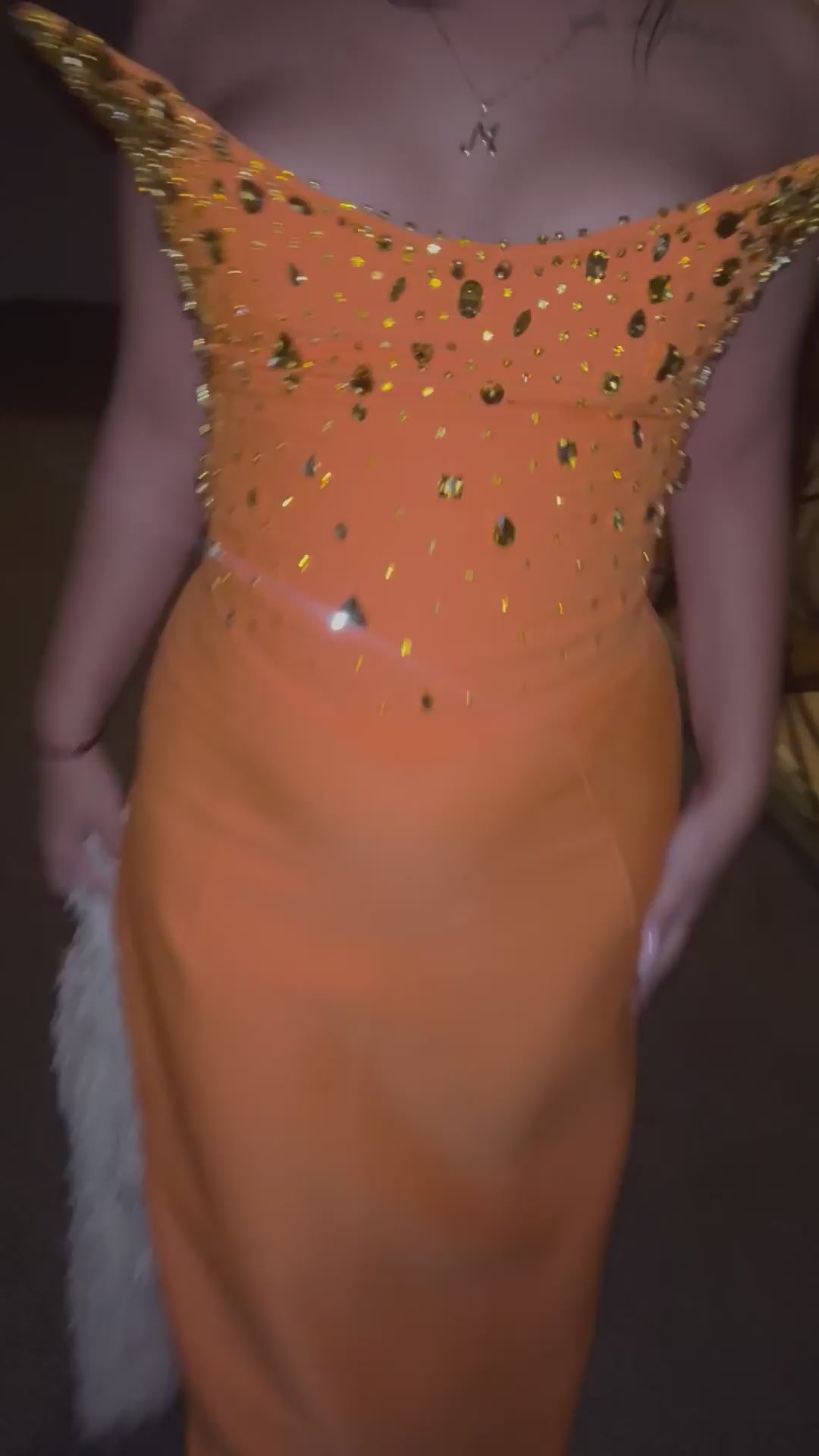 Rugalmas Crep Barbie Prémium Narancssárga