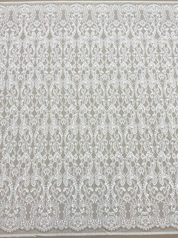 Dantela Chantilly Ivory - Cupon 3 m