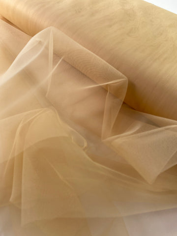 Tulle Clasic Cappuccino Inchis - 3 m Latime