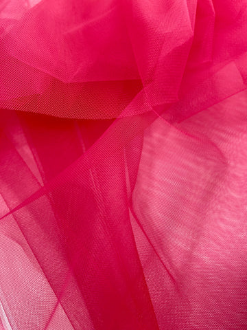 Tulle Clasic Fucsia Deschis - 3 m Latime